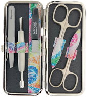 Globos Dámská kožená sada na manikúru 1321-86 parrot - Manicure Set