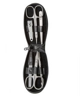 Globos Kožená dámská manikúra 1601-86 černá - Manicure Set
