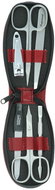 Globos Dámská kožená sada na manikúru 1601-86 vínová - Manicure Set