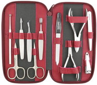 Globos Ladies manicure 1175-86 dark red - Manicure Set