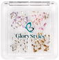 GloryStyles Sada mini kamínků na nehty - 4 barvy - Zdobení na nehty