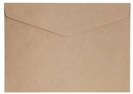 PAPER GALLERY Nature C5, 120 g/m2, dark beige - pack of 10 - Envelope