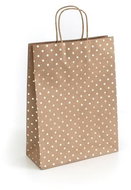 PAPER GALLERY L, gold polka dots - pack of 5 - Gift Bag