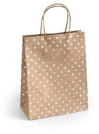 PAPER GALLERY M, gold polka dots - pack of 5 - Gift Bag