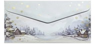PAPER GALLERY Pearl DL motif winter - pack 10 pcs - Cash Envelope