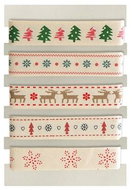 GALERIA PAPER decorative, set No. 1, Christmas motif, 5 pcs x 1 m - Ribbon