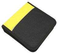 QCP Pouzdro nylonové na 36 CD/DVD, černo-žluté (black/yellow) - -