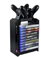 Numskull PlayStation 4 Premium Games Tower + Dual Charger - Stojan na herní ovladač