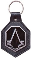 Assassin's Creed Syndicate - Pu Keychain with Metal Logo Patch - Kulcstartó