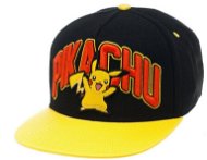 Pokémon Pikachu Schwarz Snapback mit gelbem Band - Basecap