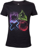 T-Shirt: Playstation – Tasten-Motiv - T-Shirt