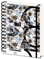 Zápisník Star Wars: Stamps - zápisník v kroužkové vazbě - Zápisník
