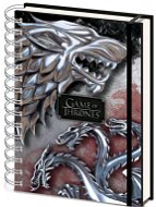 Zápisník Game of Thrones: Houses - zápisník v kroužkové vazbě - Zápisník