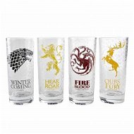 Game Of Thrones Sigils - 4x glasses - Glass for Cold Drinks