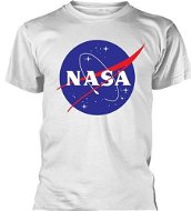 NASA Logo Weiß - T-Shirt S - T-Shirt