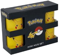 Pokémon - Pikachu szett - eszpresszó szett 4 db - Bögre
