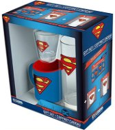Superman Set - Becher, Glas, Schnapsglas - Geschenkset