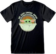 Star Wars Mandalorian – Eat Sleep Levitate tričko XL - Tričko
