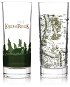 The Lord of the Rings - Set of 2 Glasses - Glass