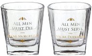 Game of Thrones - All Men Must Die - 2x Glasses - Whisky Glasses