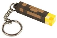 Minecraft - 3D Torch - beleuchteter Schlüsselring - Schlüsselanhänger