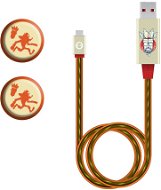 Crash Bandicoot - nabíjací kábel + 2 gumové násady na ovládač - Dátový kábel