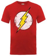 Flash – Distressed Logo – tričko L - Tričko