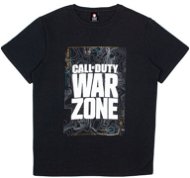 Call of Duty: Warzone – Black Map – tričko XXL - Tričko