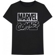 Marvel Comics - Logo - fekete póló  S - Póló