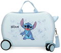 Lilo a Stitch - cestovní odrážecí kufr 45 cm, Happy blue