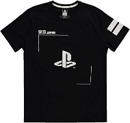 PlayStation - Black and White Logo - tričko M - Tričko