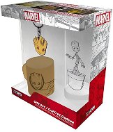 Marvel - Groot - mini bögre, poharak, medál - Ajándék szett