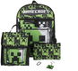 Minecraft - Creeper - Batoh, svačinová taška, penál, karabina, přívěsek - Batoh