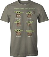 Star Wars Mandalorian – Child Expressions – tričko M - Tričko