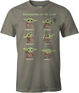 Star Wars Mandalorian – Child Expressions – tričko S - Tričko