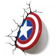 Captain America - Shield - lampa dekorativní na zeď - Nástěnná lampa