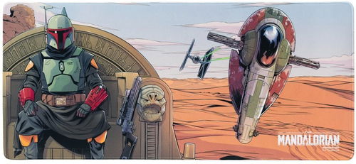 Star Wars -  The Mandalorian Boba Fett - Herní podložka na stůl - Podložka pod myš - Hlavní obrázek