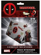 Samolepka Marvel – Deadpool Merc With A Mouth – samolepky na elektroniku (35 ks) - Samolepka