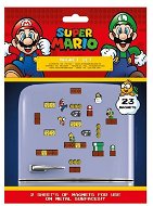 Super Mario – Mushroom Kingdoom – magnety 23 ks - Magnet