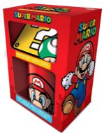 Super Mario - bögre + kulcstartó + poháralátét - Ajándék szett