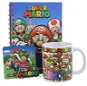Gift Set Super Mario - Evergreen - mug + pendant + coaster + notepad - Dárková sada