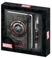 Captain America - Notizblock + Stift - Geschenkset