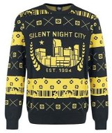 Cyberpunk 2077 - Silent Night City - pulóver XL - Pulóver