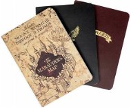 Harry Potter – Icons and Maps – súprava troch zápisníkov - Darčeková sada