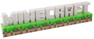 Minecraft - Logo - 3D-Lampe - Tischlampe