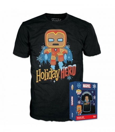 Funko POP! Marvel Holiday - GB Iron Man - M - Tričko - Hlavní obrázek