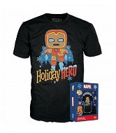 T-Shirt Funko POP! Marvel Holiday - GB Iron Man - S - Tričko