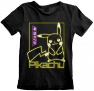 Pokémon - Pikachu Neon - Kinder T-Shirt 12-13 Jahre - T-Shirt