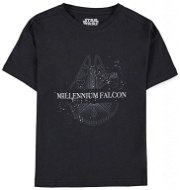 Star Wars - Millennium Falcon - gyerek póló, 158-164 cm - Póló