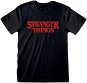 Stranger Things - Logo Black - tričko - Tričko